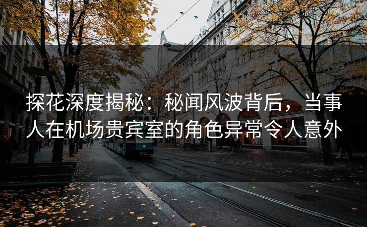 探花深度揭秘：秘闻风波背后，当事人在机场贵宾室的角色异常令人意外